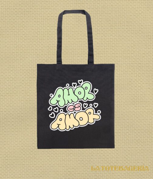 Tote Bag con fuelle "Amor es amor" - Imagen 2