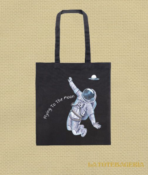 Tote Bag "Flying to the moon" - Imagen 2