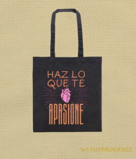 Tote Bag con fuelle «Haz lo que te apasione»