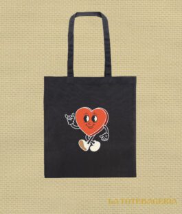 Tote Bag con fuelle «Corazón»