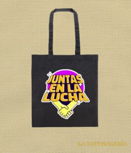 Tote Bag con fuelle «Juntas en la lucha»