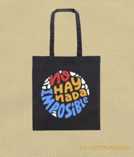 Tote Bag con fuelle «No hay nada imposible»