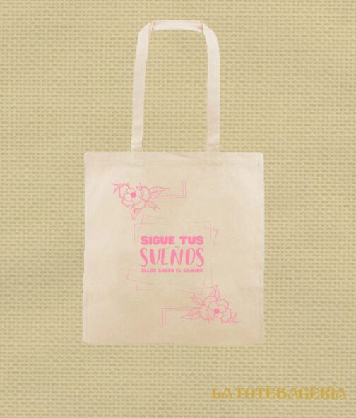Tote Bag con fuelle "Sigue tus sueños, ellos saben el camino"