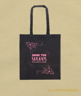 Tote Bag con fuelle «Sigue tus sueños, ellos saben el camino»