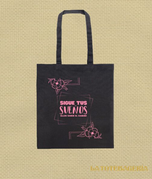 Tote Bag con fuelle "Sigue tus sueños, ellos saben el camino" - Imagen 2