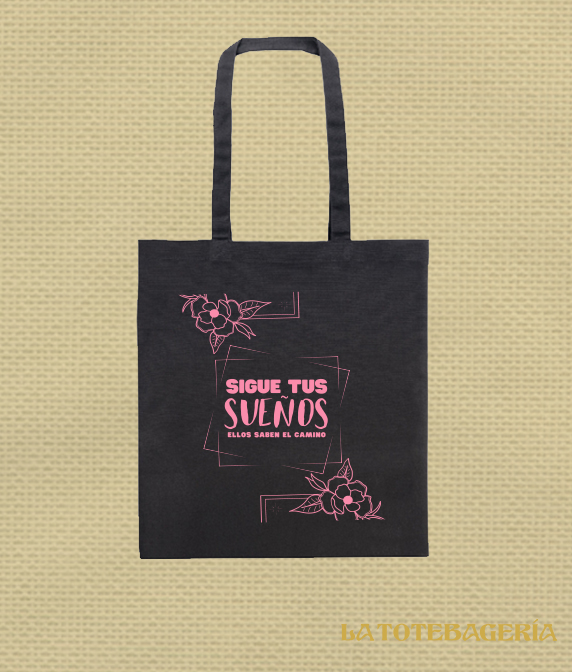 Tote Bag con fuelle "Sigue tus sueños, ellos saben el camino" - Imagen 2