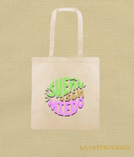 Tote Bag con fuelle «Sueña sin miedo»