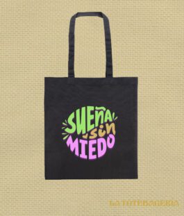 Tote Bag con fuelle «Sueña sin miedo»