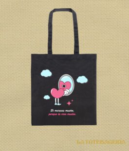 Tote Bag con fuelle «Te mereces mucho porque tú eres mucho»
