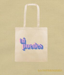 Tote Bag con fuelle «Tu puedes»