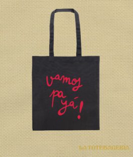 Tote Bag con fuelle «Vamos pa’ yá»